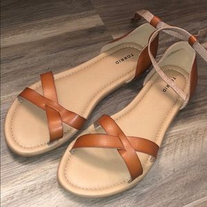 Brown sandals
